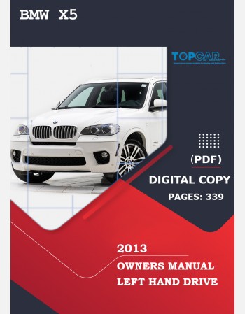 bmw x5 2013 owners manual